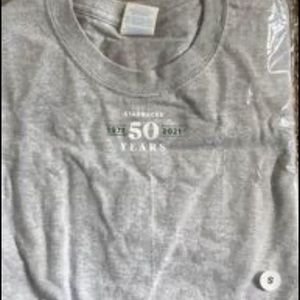 Starbucks 50th Anniversary Shirt & Stickers